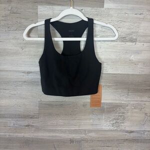 Girlfriend Collective Black Racerback Sports Bra